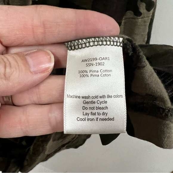 ATM Slub Jersey Camo Pima Cotton Dress - Picture 13 of 13